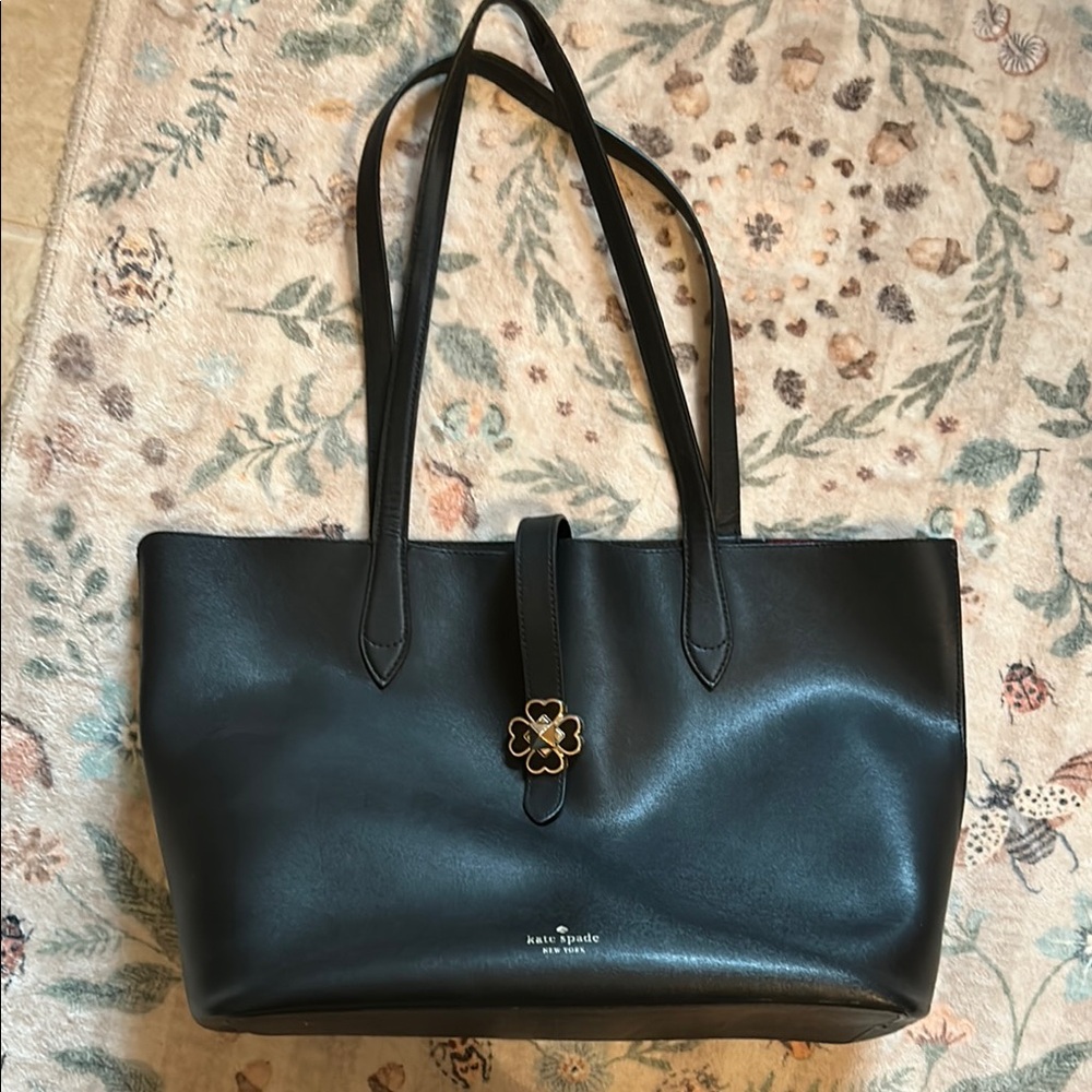 Kate Spade Black Leather Tote